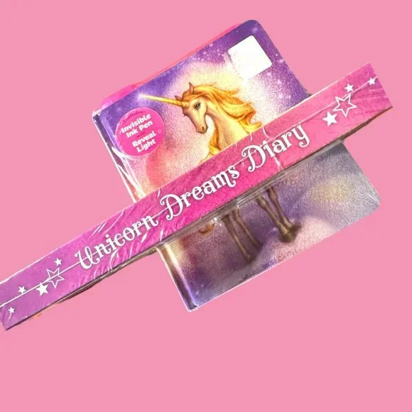 💰 5 FOR $40 / Kid's "Unicorn Dreams" Diary with Invisible Ink Pen (NEW) - Picture 3 of 6